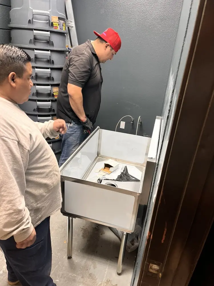 Commercial plumbing and sink installation in Ocean Point