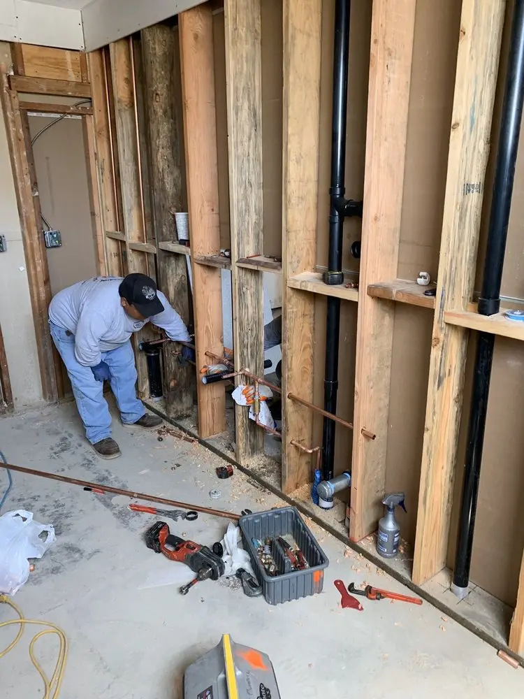 Commercial rough-in plumbing for Gas Line Repair in Ocean Point